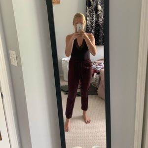 American Eagle Maroon Joggers